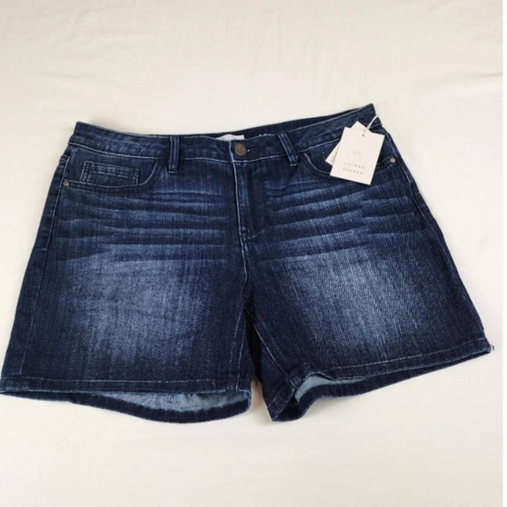 LC Lauren Conrad blue jeans shorts Size 10